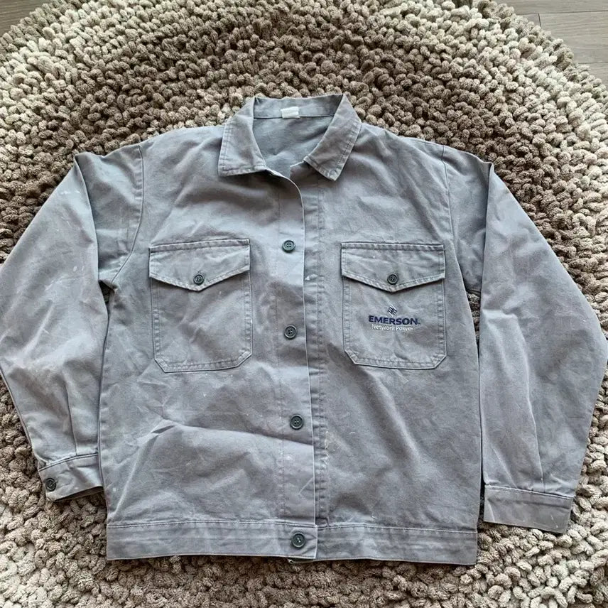 [BUNJANG] Euro Faded Mechanic Work Jacket / Euro_ Faded Mechanic Work Jacket