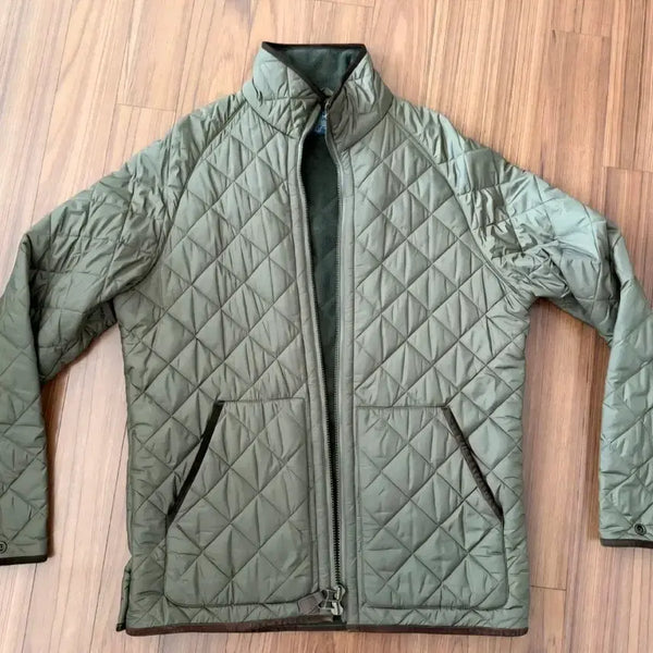 [BUNJANG] Polo Ralph Lauren Quilted Jacket - Khaki / 폴로랄프로렌 퀼팅 자켓 M[국내105정도]