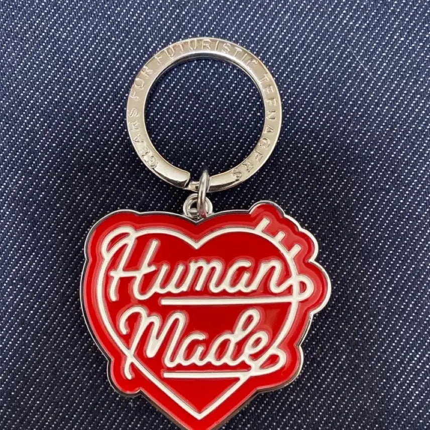 [BUNJANG] Human Made Heart Keyring Red / 휴먼메이드 하트 키링 레드