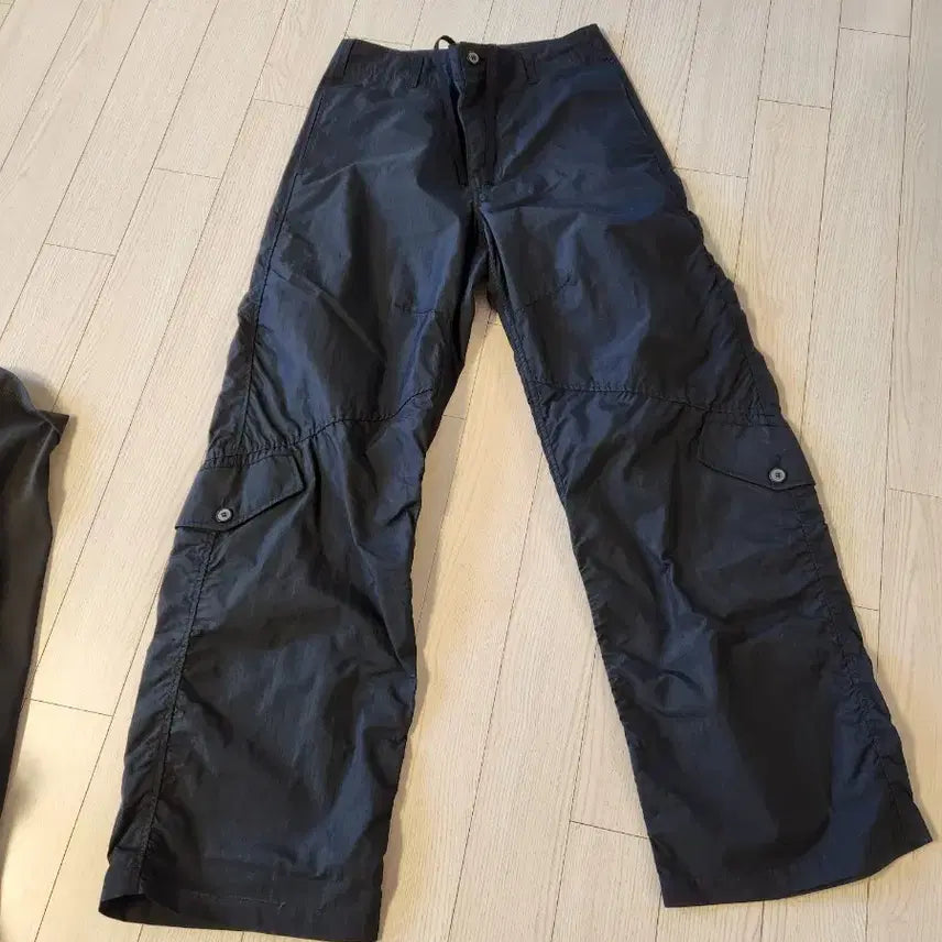 [BUNJANG] COOR Diagonal Flap Pocket Pants Black S / 쿠어 다이애그널 팬츠 블랙 S