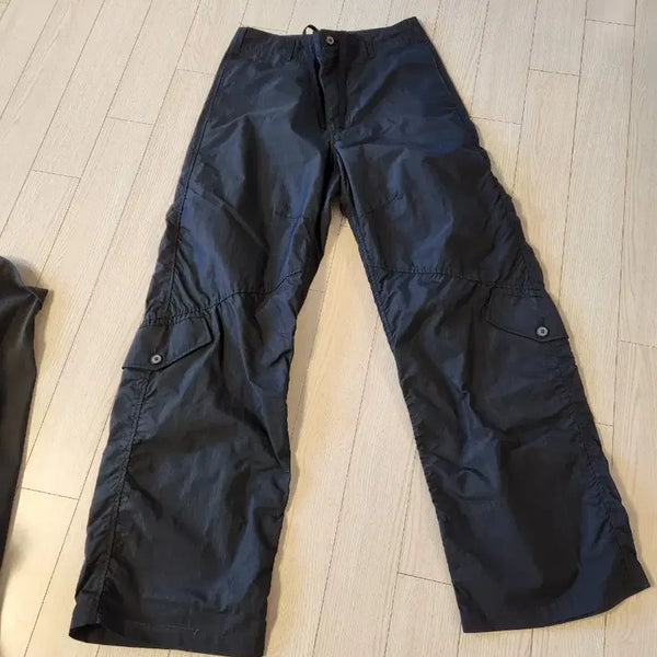 [BUNJANG] COOR Diagonal Flap Pocket Pants Black S / 쿠어 다이애그널 팬츠 블랙 S