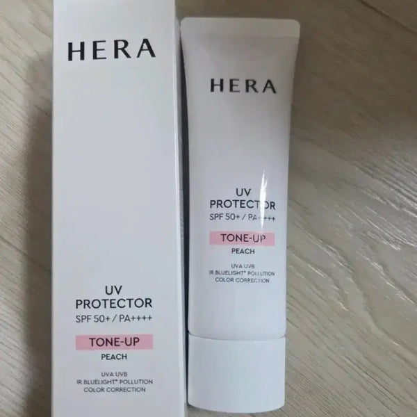 [BUNJANG] Hera UV Protector Tone-Up Peach SPF 50ml / 헤라 유브이 프로텍터 톤업 피치 50ml