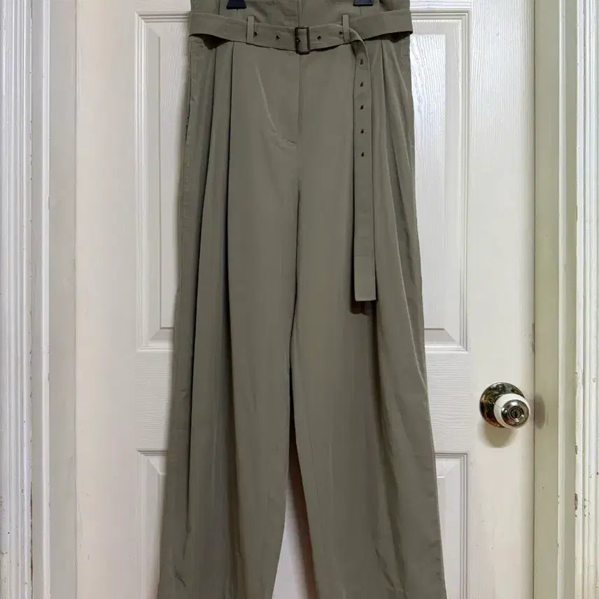[BUNJANG] Studio Tomboy Belt Wide Pants / 스튜디오톰보이] 벨트 와이드팬츠 M-L