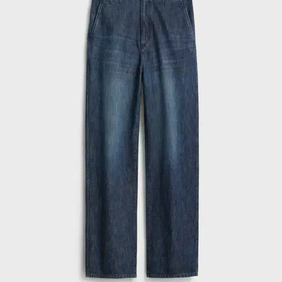[BUNJANG] Porter Classic One Washed Wide Denim Mid Indigo / 포터리 원워시드 와이드데님 미드인디고 26