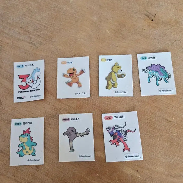[BUNJANG] Pokemon Card 7-Piece Bundle Set / 포켓몬 카드 7종 일괄