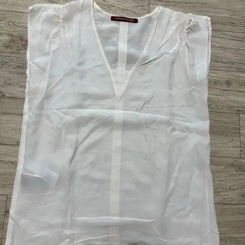 [BUNJANG] Comme des Garçons Silk Sleeveless Blouse Shirt / 꼼뜨와데꼬또니에 실크 민소매 블라우스셔츠