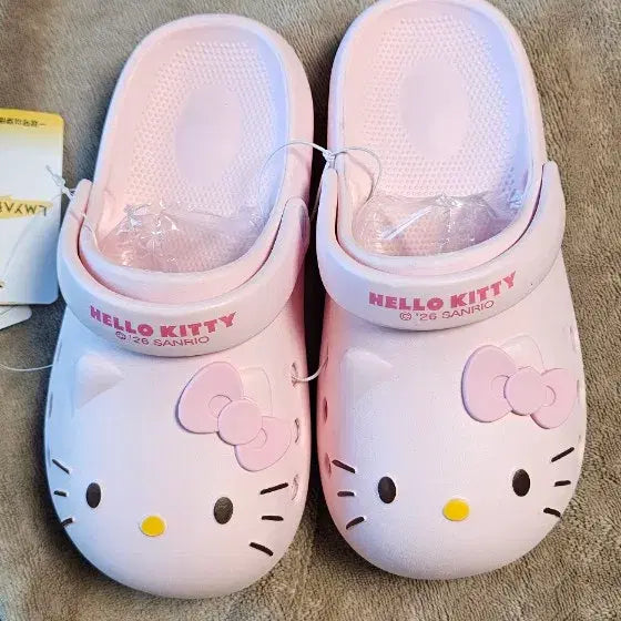 [BUNJANG] Hello Kitty Pink Slippers Sandals (260mm) / 헬로키티 핑크 슬리퍼 샌들
