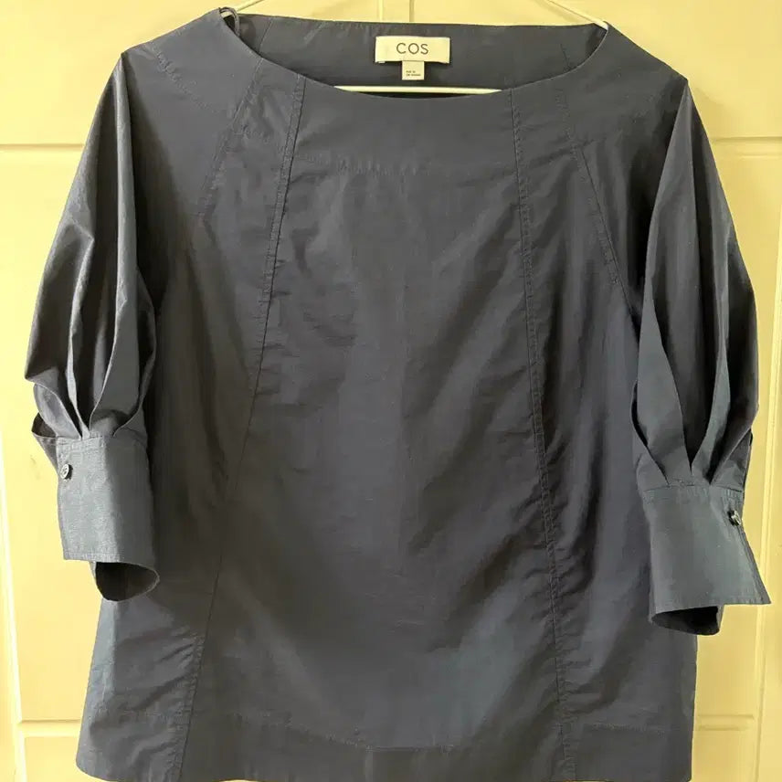 [BUNJANG] COS Boat Neck Blouse Navy / 코스 보트넥 블라우스