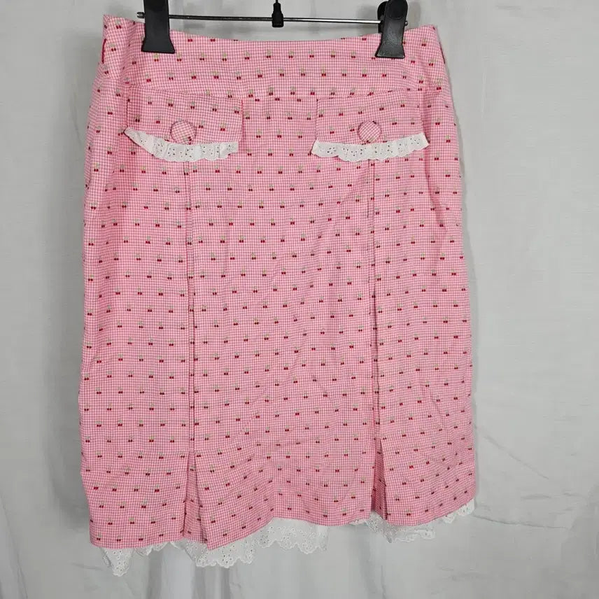 [BUNJANG] Cherry Dot Lace Skirt / 체리도트 레이스스커트