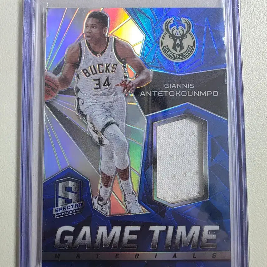 [BUNJANG] Giannis Antetokounmpo 2015-16 Game Time Materials Jersey Card (Limited Edition) / 2015-16 nba 지아니스 아테토쿤보 유니폼 카드 밀워키벅스
