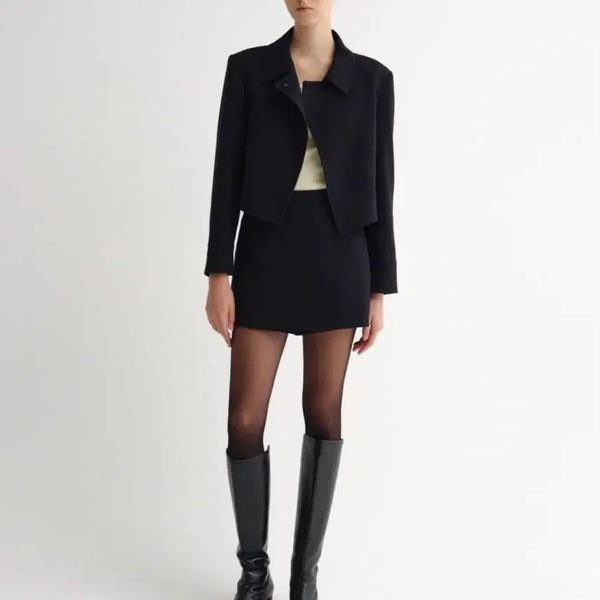 [BUNJANG] Ssie Josephine Trouser Skirt 25FW Navy S / 시에 조세핀 트라우저 스커트 25FW / 네이비 / S