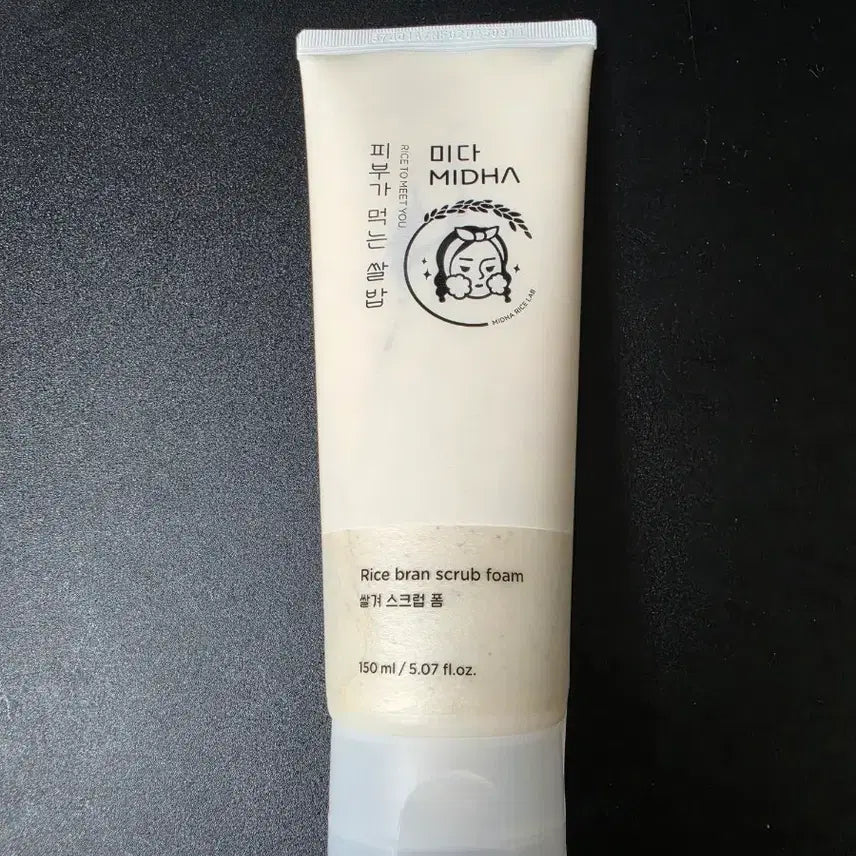 [BUNJANG] MIDA Rice Bran Scrub Foam 150ml / 미다 쌀겨 스크럽 폼 150ml