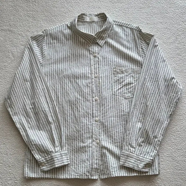 [BUNJANG] Baedeli Stripe Shirt / 베이델리 스트라이프 셔츠