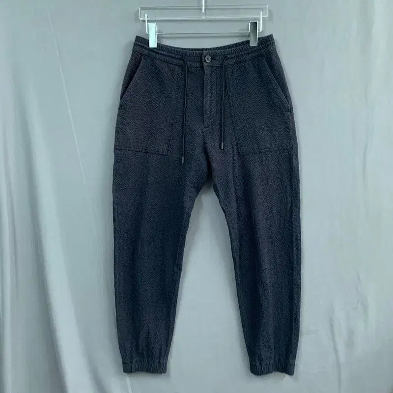 [BUNJANG] Custom Mellow 29-inch Seersucker Banding Span Jogger Pants / 29인치 커스텀멜로우 시어서커 밴딩 스판 조거팬츠