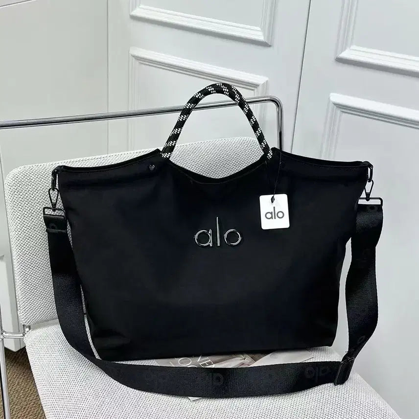 [BUNJANG] ALO 3-Way Tote Bag Beige / 알로 3WAY 토트백 베이지