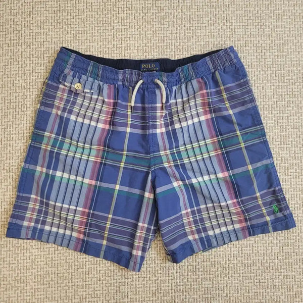 [BUNJANG] Polo Ralph Lauren Plaid Swim Shorts XL/TG / 폴로 랄프로렌 체크 스윔팬츠반 XL/TG