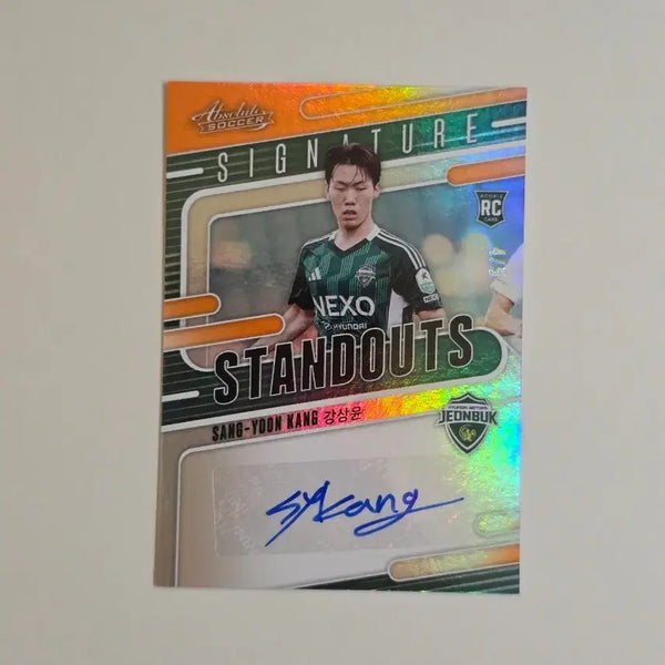 [BUNJANG] Panini Absolute K League Kang Sang Yoon 5-Limited Rookie Auto / 파니니 앱솔루트 전북현대 강상윤 5한정 루키오토