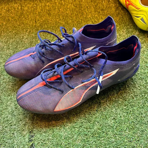 [BUNJANG] Puma Ultra Soccer Cleats Navy/Pink Size 280 / 푸마 울트라 축구화 280네이비/핑크