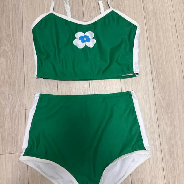 [BUNJANG] Shop Sider High-Waist Bikini Set / 샵사이다 하이웨스트 비키니 세트