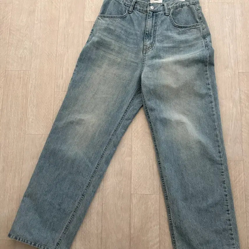 [BUNJANG] My Library 309 Wide Tapered Denim Jeans / 마이라이브러리 309 Wide Tapered Denim 데님