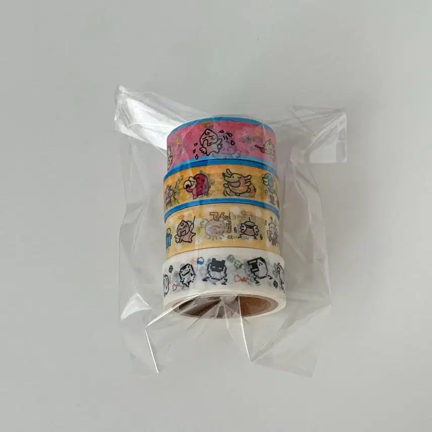 [BUNJANG] Tamagotchi Masking Tape Set / 다마고치 마스킹테이프 마테 스티커 구치파치 미미치 쿠리텐 마메치