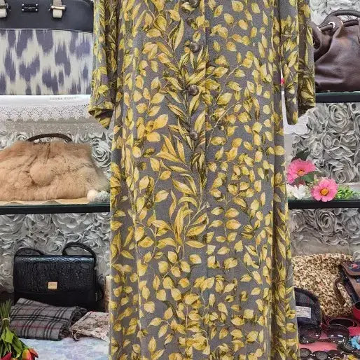 [BUNJANG] Elegant Custom Long Dress (Size 55) / 얌전한 맞춤 롱원피스 (55)