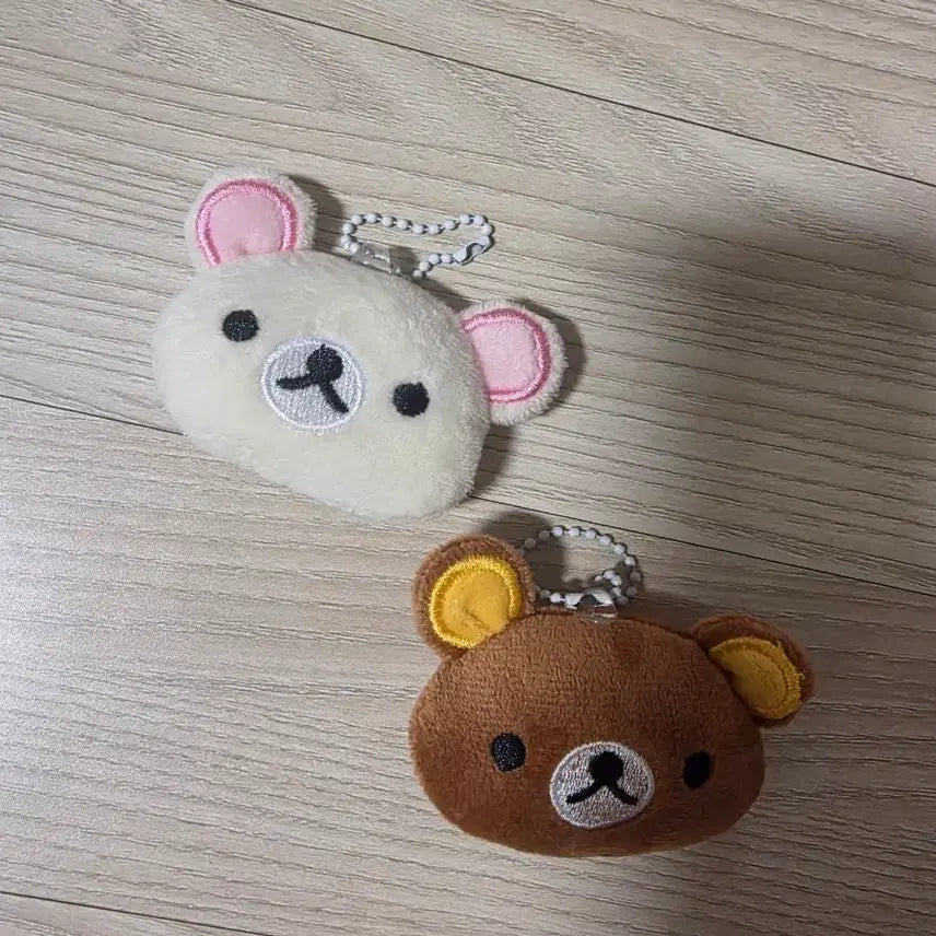 [BUNJANG] Rilakkuma Plush Keychain / 리락쿠마 인형 키링 열쇠고리 캐릭터키링 강아지키링 부들