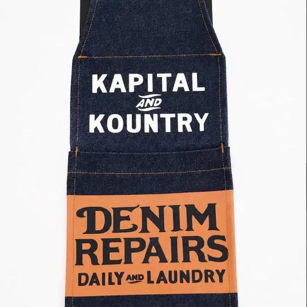 [BUNJANG] Kapital 13oz Denim Pulp Case (Wide) / [새상품] 캐피탈 13oz 데님 펄프 케이스 (넓은 폭)