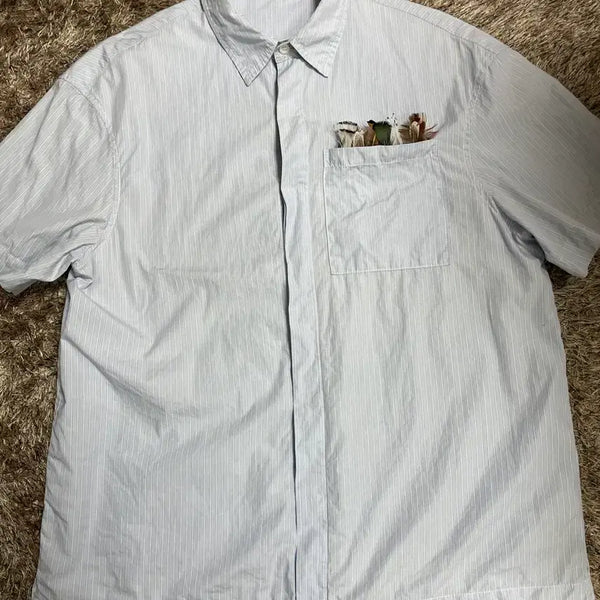 [BUNJANG] Maison Flaneur Real Feather Shirt / Maison Flaneur 메종 플라네르 리얼깃털 셔츠