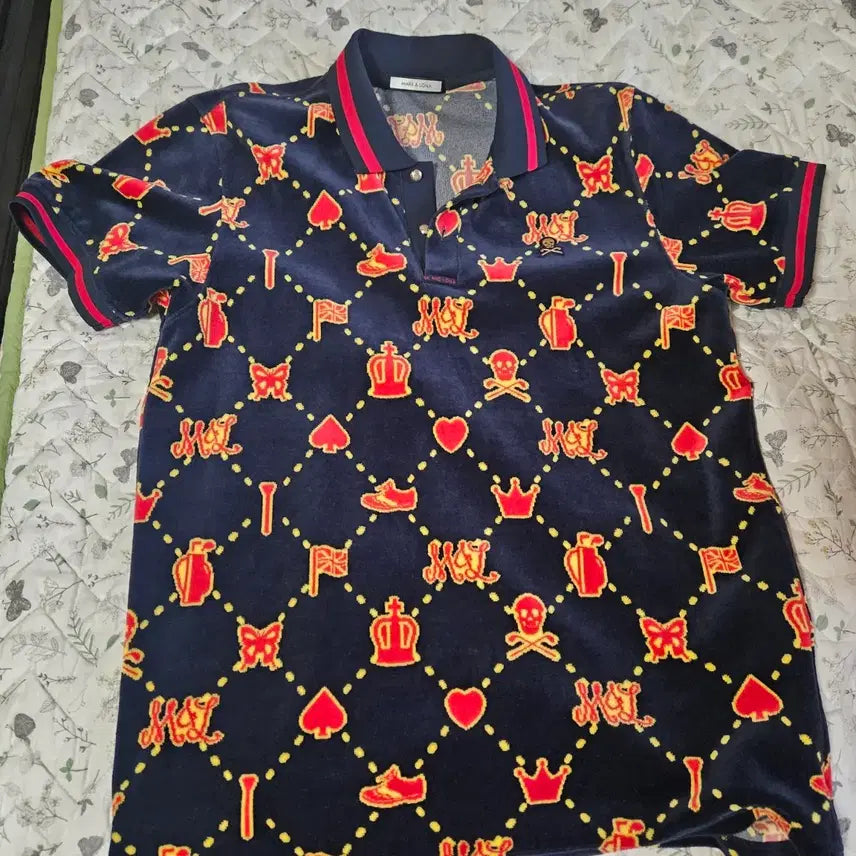 [BUNJANG] Mark &ロナ Short Sleeve L Golf T-Shirt / 마크앤로나 반팔 L 골프 티셔츠
