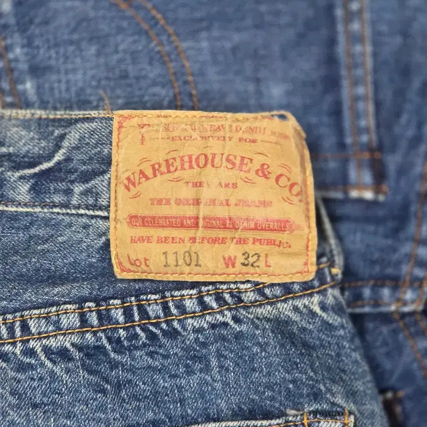 [BUNJANG] Warehouse 1101 2nd Wash Jeans / 웨어하우스 1101 2nd wash 32