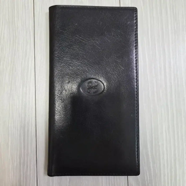[BUNJANG] Classic Black Leather Long Wallet / 지갑