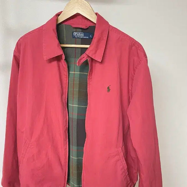 [BUNJANG] Polo Ralph Lauren Check Lined Bomber Jacket / 폴로 랄프로렌 체크 안감 봄버 자켓