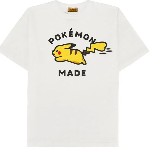 [BUNJANG] Human Made x Pokemon Made Graphic T-Shirt White / 휴먼 메이드 x 포켓몬 메이드 그래픽 티셔츠