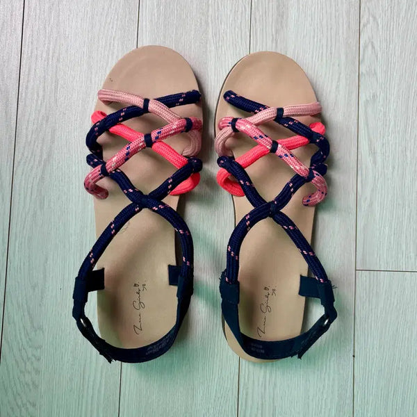 [BUNJANG] Zara Kids Sandals Navy Pink Size 235-240 / 자라 샌들 235-240 네이비 핑크