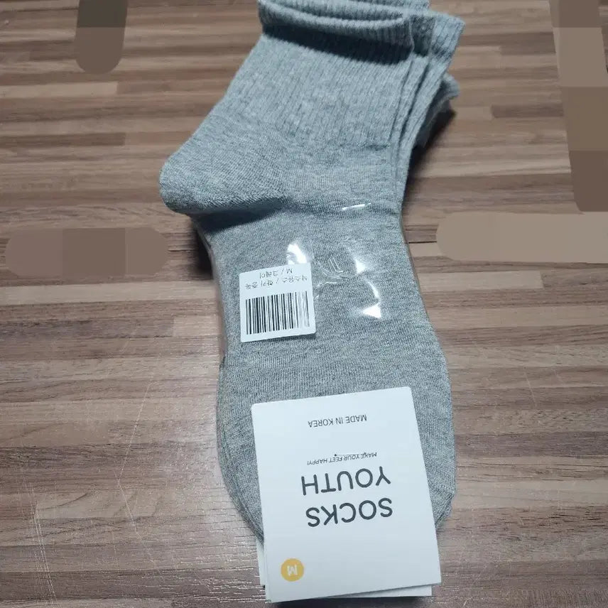 [BUNJANG] Domestic Basic Cotton Socks 3-Color Set / 국산 기본 면양말 3가지색상 새상품