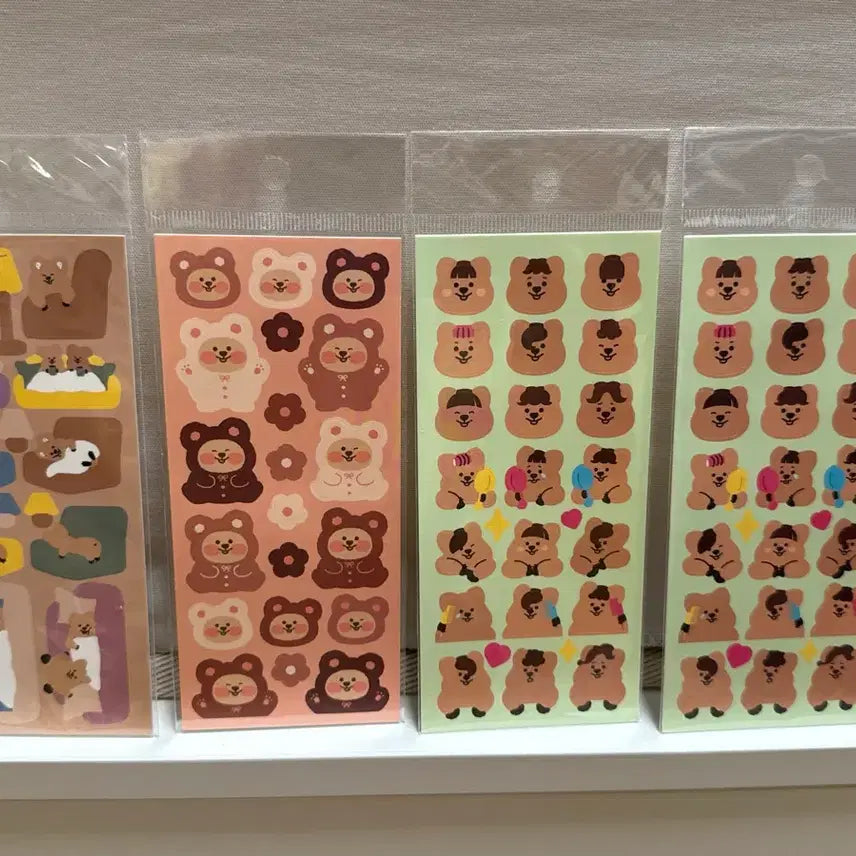 [BUNJANG] Yongyi's Forest Flower Car Seal Sticker / 영이의 숲 다이어리 스티커