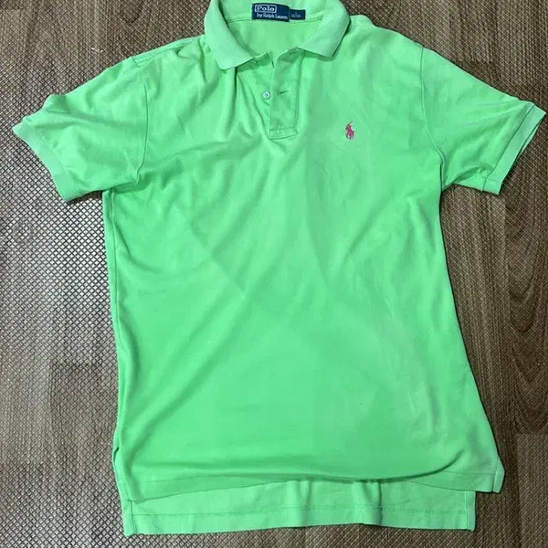 [BUNJANG] Polo Ralph Lauren Lime Green Short Sleeve Polo Shirt / 폴로 랄프로렌 라임색 반팔 카라티