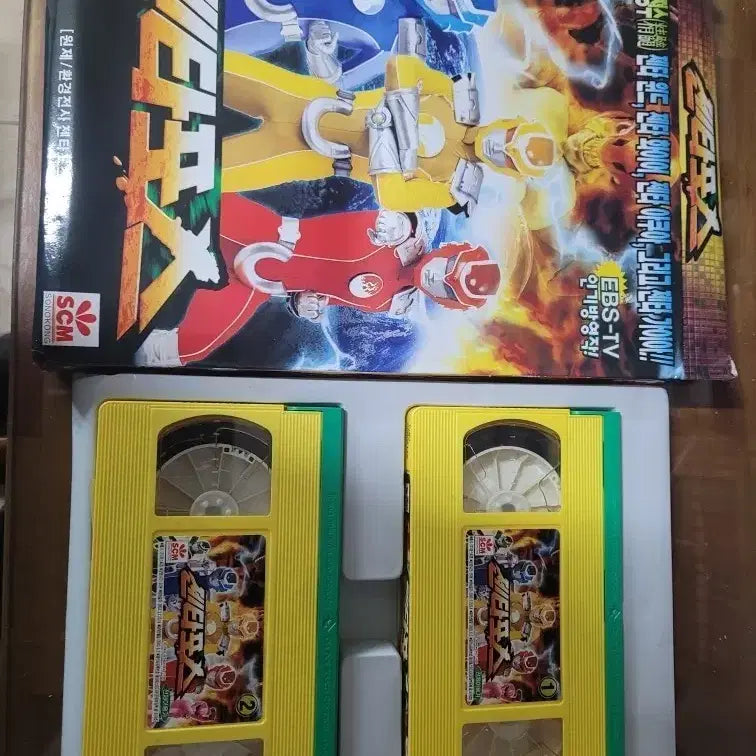 [BUNJANG] Environment Warrior Zentaphors VHS Set (Upper & Lower Parts) - New / 비디오테이프 젠타포스 상하편 2장세트 신품