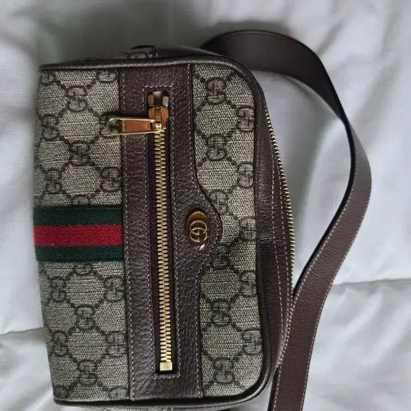 [BUNJANG] Gucci GG Supreme Canvas Belt Bag Brown / 구찌 GG 수프림 캔버스 벨트백 브라운