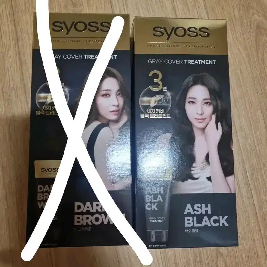 [BUNJANG] Syoss Hair Treatment Ash Black / 새치커버 트리트먼트 애쉬블랙