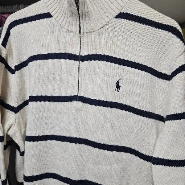 [BUNJANG] Polo Ralph Lauren Half-Zip Knit Sweater M Size / [M] 폴로 하프집업 니트