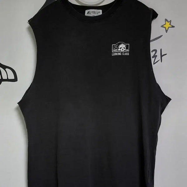 [BUNJANG] LURKING CLASS BY SKETCHY TANK Graphic Sleeveless Top / [L] LURKING CLASS BY SKETCHY TANK 민소매 티