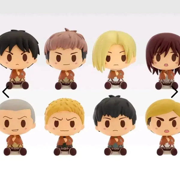 [BUNJANG] Attack on Titan Chokonokko G Prize Complete Set of 8 Figures / [미개봉] 진격의거인 진격거 G상 초코노코 전8종 일괄 전종