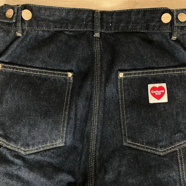 [BUNJANG] Carhartt WIP Women's Nash Double Knee Pants Blue Rinsed / 칼하트wip 우먼 내쉬 더블 니 팬츠 블루 린스드