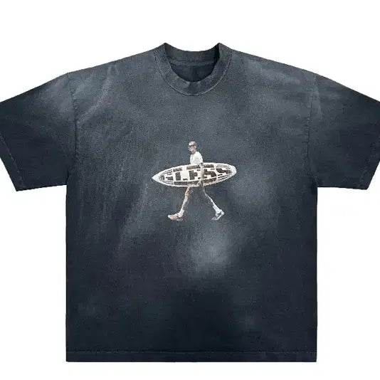 [BUNJANG] GLESS Surfer Half-Sleeve T-Shirt / [1] GLESS 글레스 서퍼 반팔 티