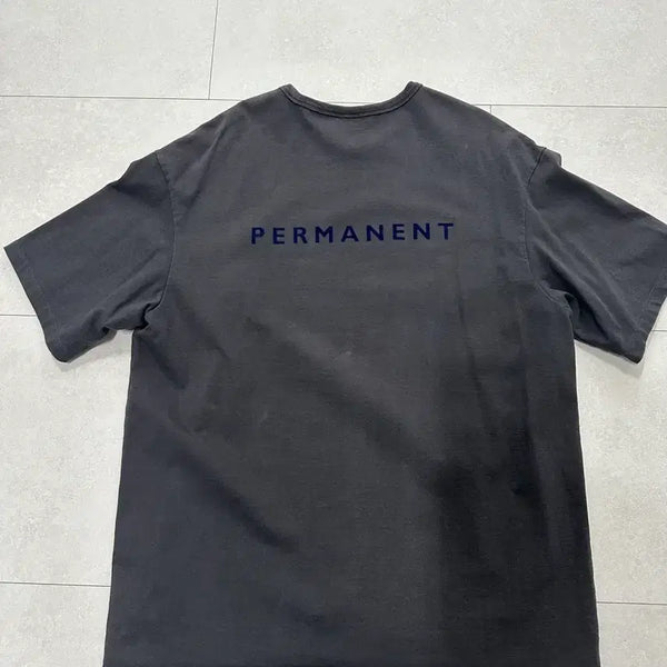 [BUNJANG] Eastlogue Permanent Short Sleeve T-Shirt Charcoal L / 이스트로그 퍼머넌트 반팔 차콜 L