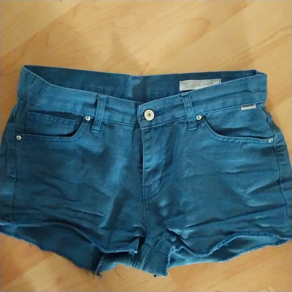 [BUNJANG] Denim Hot Pants Blue Size 30 / 다리미진 데님 핫팬츠 블루