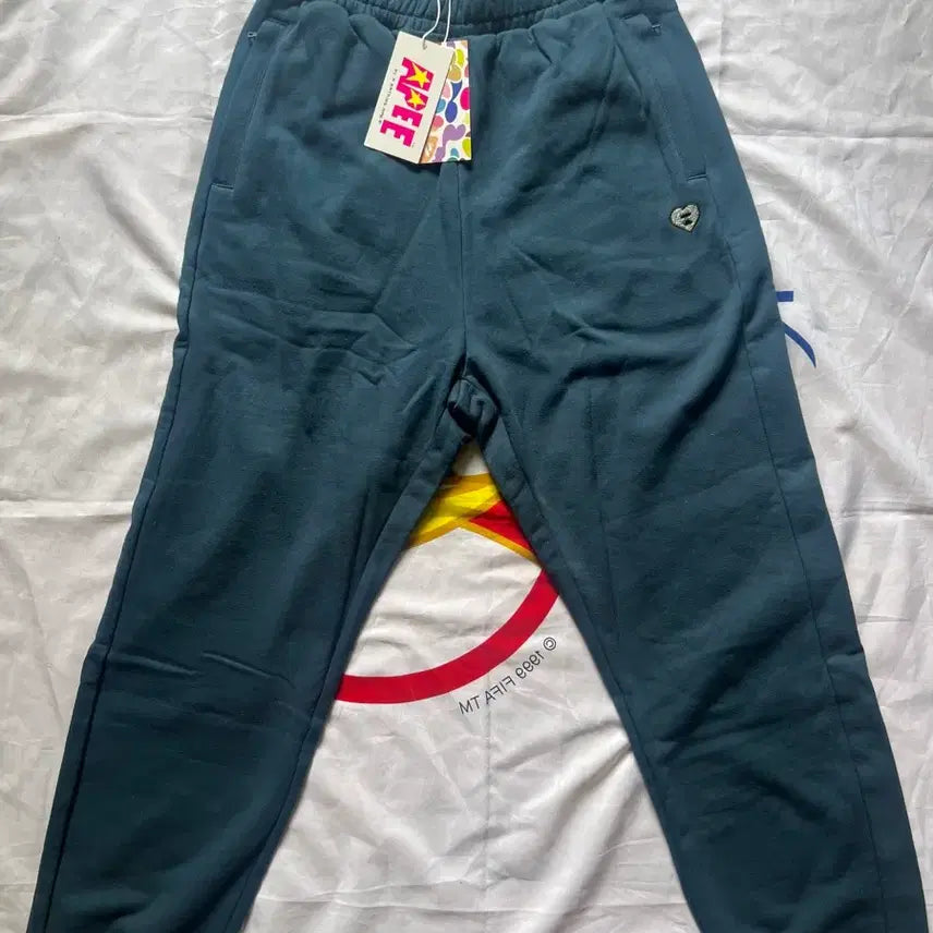 [BUNJANG] Ape Jogger Pants Navy XS / 에이프 팬츠 (Ape pants)