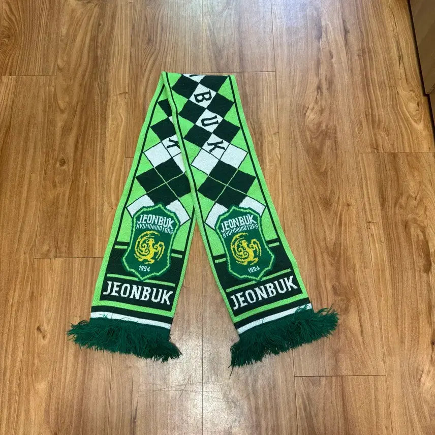 [BUNJANG] Jeonbuk Hyundai Limited Edition Argyle Scarf / [OS] 전북현대 한정판 머플러 스카프